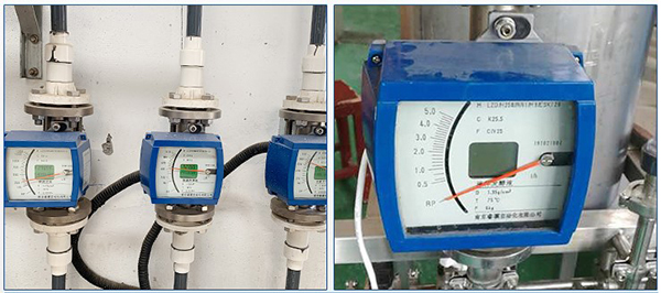 液体防腐流量计现场安装使用图