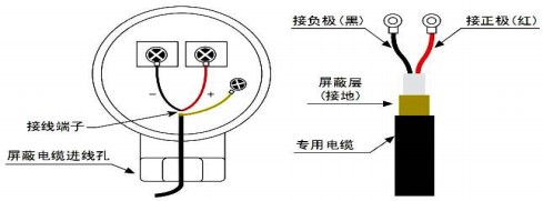 dn500超声波流量计探头接线图